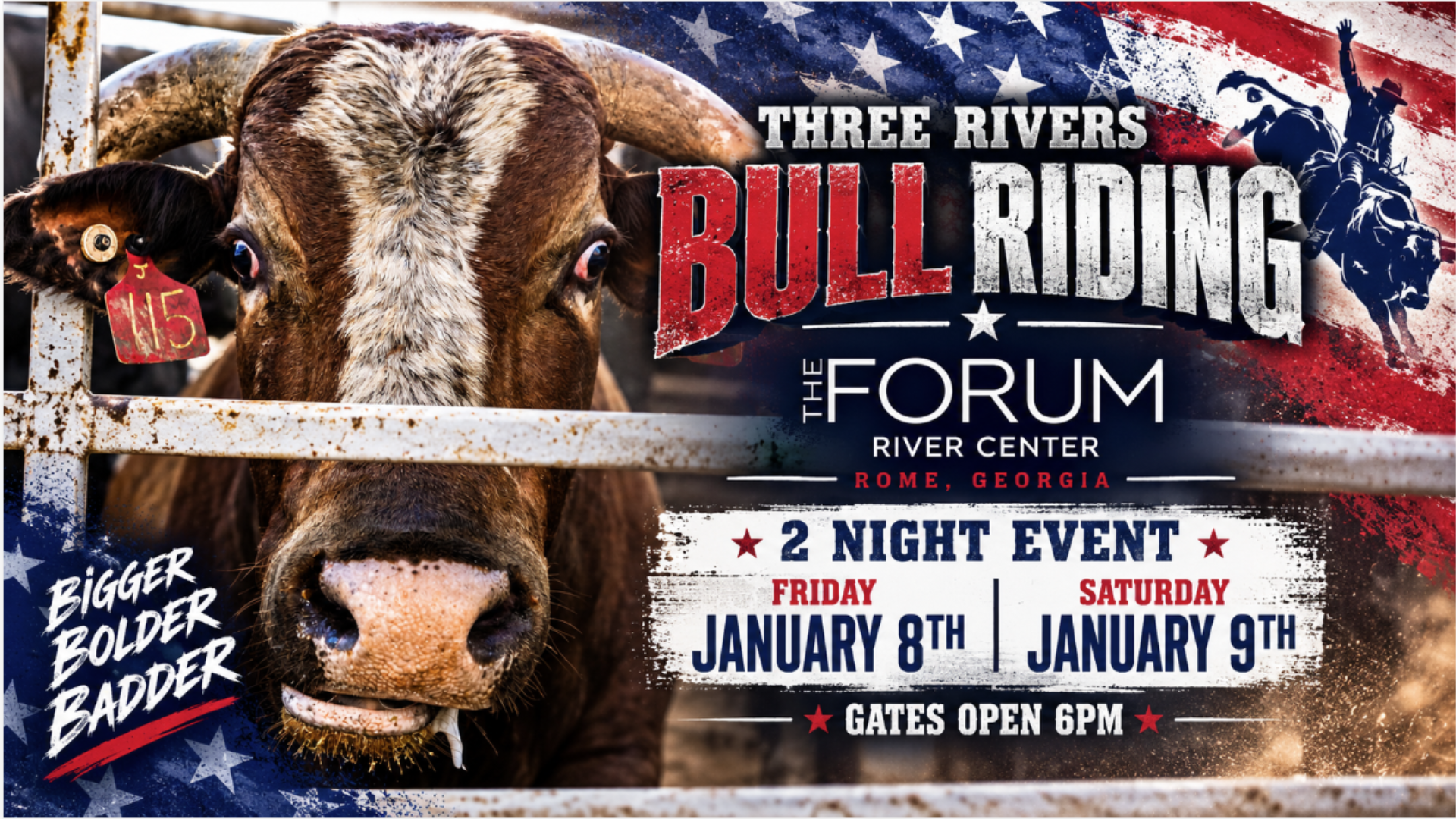 three rivers bull riding